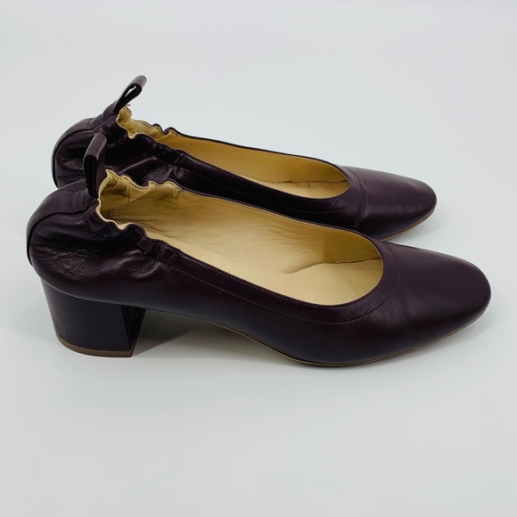 Everlane Shoes - Everlane Oxblood (Reddish Brown) Leather Day Heels